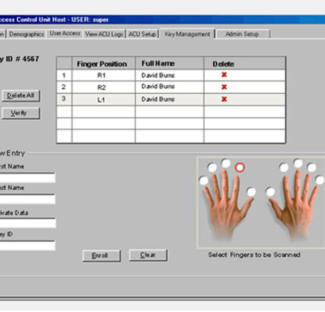 fingerprint key